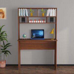 CARREN Engineered Wood Table, Computer, Laptop, Office Desk Study & Computer Table and Office Desk (Colur Classic Walnut Finish)