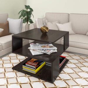 Engineered Wood Contemporary Coffee/Centre Table for Living Room - Wenge